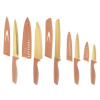 Just Feed Me by Jessie James Decker 5-Piece Knife Set, Terracotta Rose and Gold