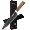 Kegani Chef Knife - 8 Inch Japanese Knife, 67 Layers Japanese VG-10 Damascus Steel Ultra Sharp Kitchen Knife