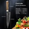 Kegani Chef Knife - 8 Inch Japanese Knife, 67 Layers Japanese VG-10 Damascus Steel Ultra Sharp Kitchen Knife