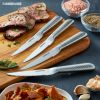 Farberware Professional 4-piece Forged Textured Stainless Steel Steak Knife Set