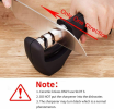 KNIFE SHARPENER Ceramic Tungsten Kitchen Knives Blade Sharpening System Tool USA XH