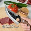 Kegani Viking Knife For Meat Cutting 6 Inch Meat Cleaver Boning Knife