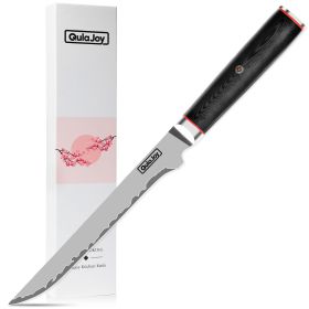 Qulajoy VG10 Chef Knife, Japanese 10Cr15MoV Steel Chefs Knives, Slicing Knife For Meat Vegetable (size: Boning Knife)