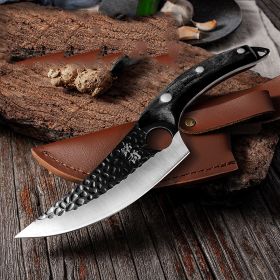 Forged Small Kitchen Boning Knife (Style: 3PCMTG30 With holster)